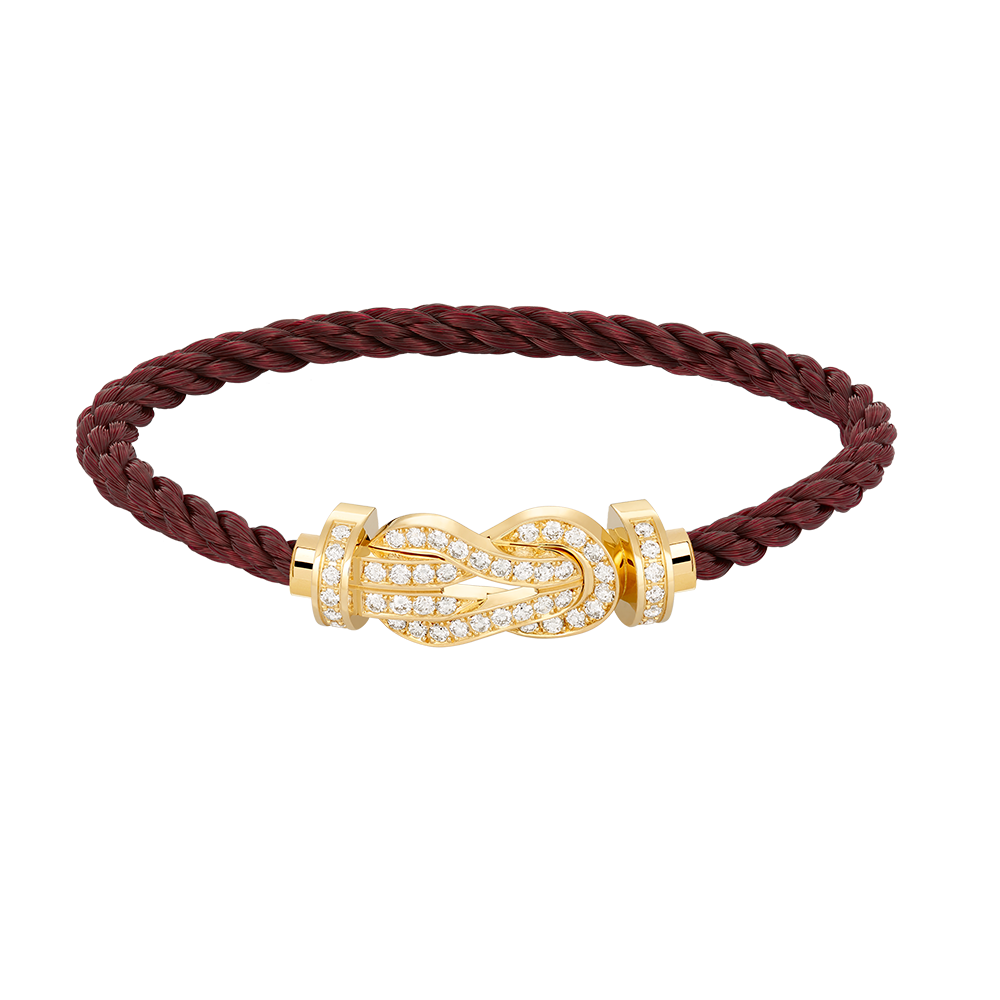 ¡®Loco¡¯CHANCE LARGE 8 FIGURE BUCKLE FULLDIAMOND BRACELET GOLD
