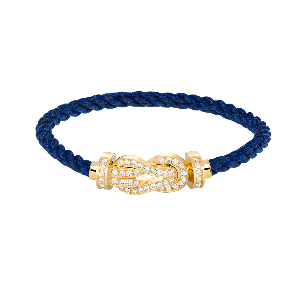 ¡®Loco¡¯CHANCE LARGE 8 FIGURE BUCKLE FULLDIAMOND BRACELET GOLD