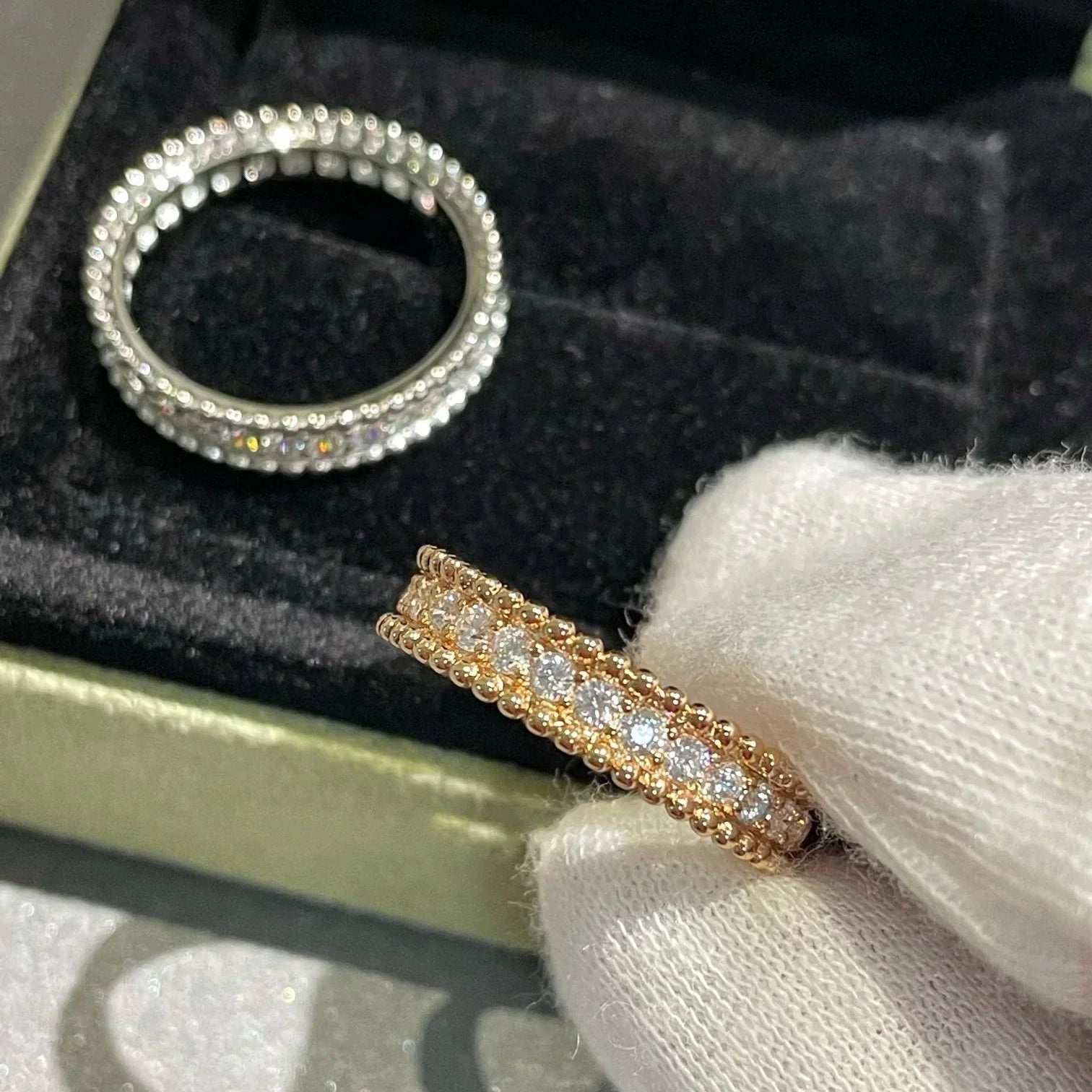 ¡®Loco¡¯PERLEE DIAMOND ROSE GOLD RING