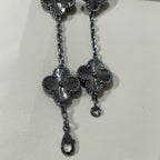 [Loco]New CLOVER 5 MOTIF BLACK BRACELET