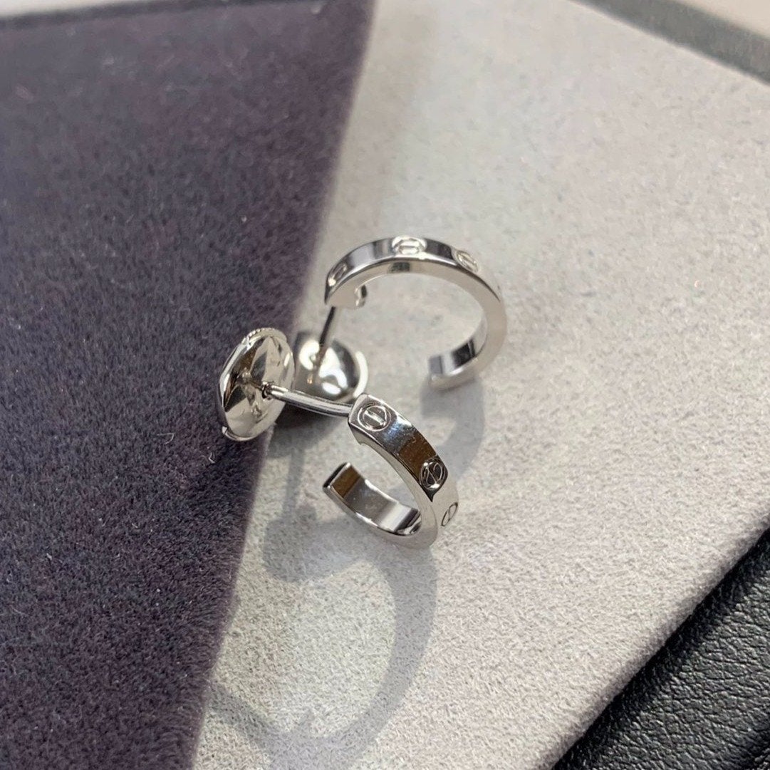 ¡®Loco¡¯LOVE EARRINGS 2.65MM SILVER