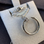 ¡®Loco¡¯JUSTE NECKLACE SILVER DIAMONDS