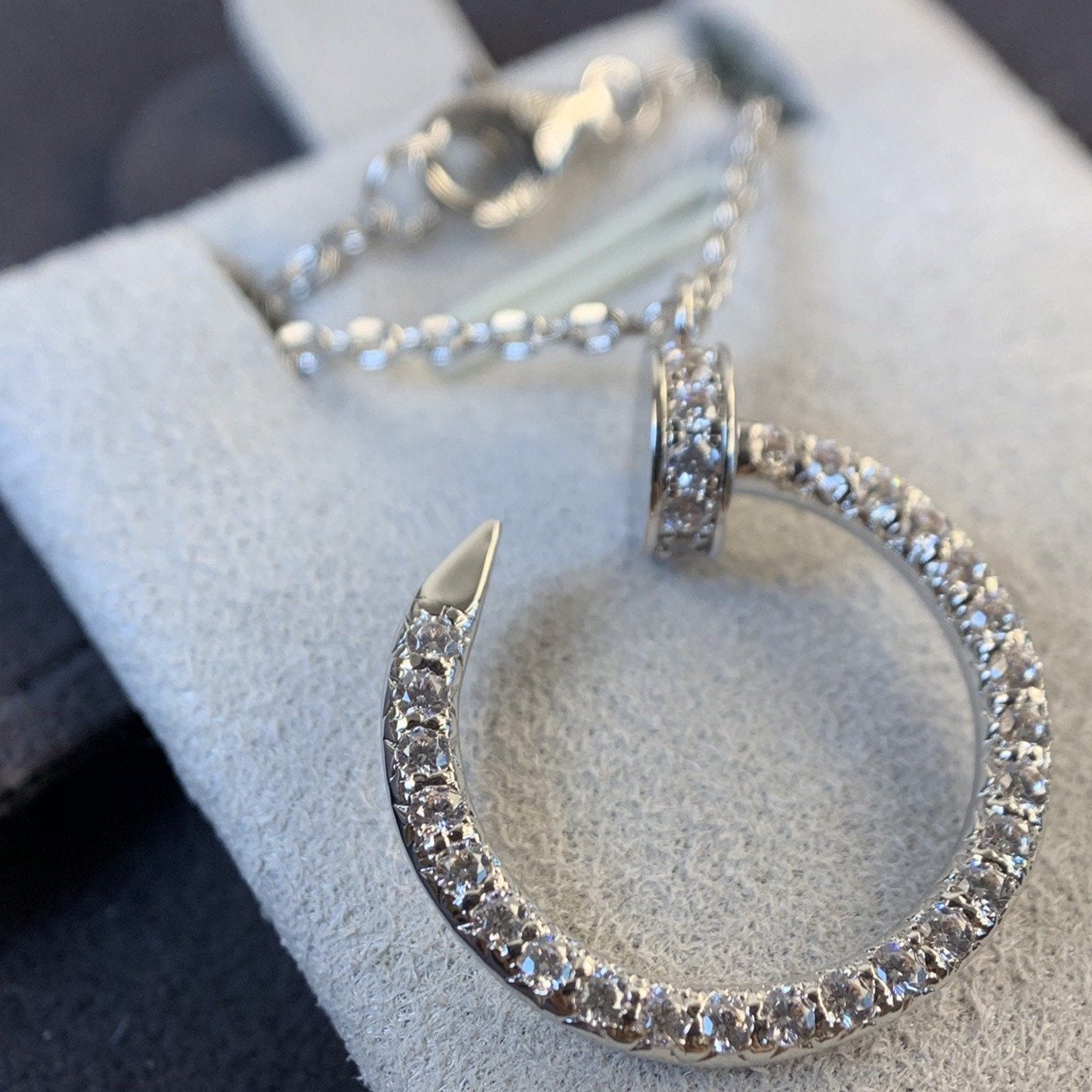 ¡®Loco¡¯JUSTE NECKLACE SILVER DIAMONDS
