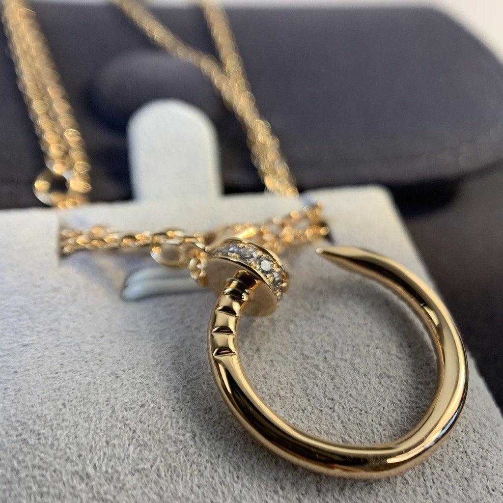 ¡®Loco¡¯JUSTE NECKLACE PINK GOLD DIAMONDS
