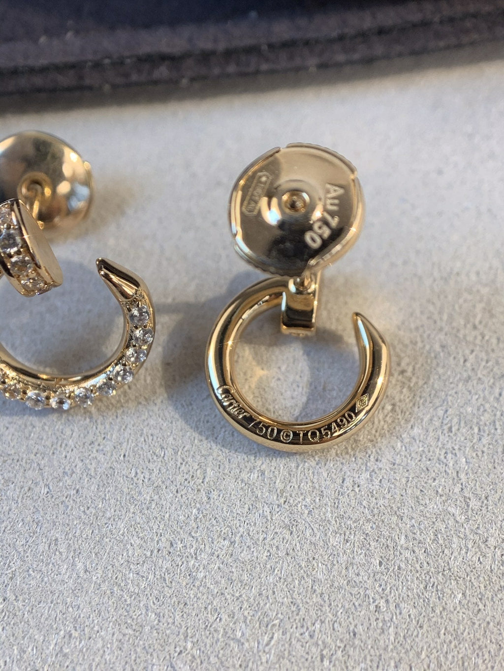 ¡®Loco¡¯JUSTE EARRINGS GOLD DIAMONDS