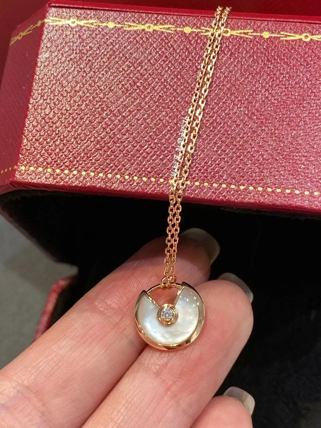 ¡®Loco¡¯AMULETTE ROSE GOLD MOP NECKLACE