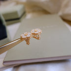 ¡®Loco¡¯LUCKY PINK GOLD WHITE MOP EARRINGS