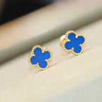 ¡®Loco¡¯CLOVER MINI 9.5MM TURQUOISE EARRINGS