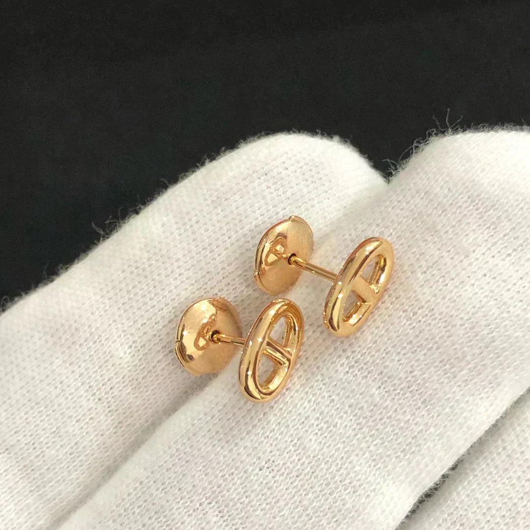 ¡®Loco¡¯CHAINE SMALL EARRINGS GOLD AND SILVER