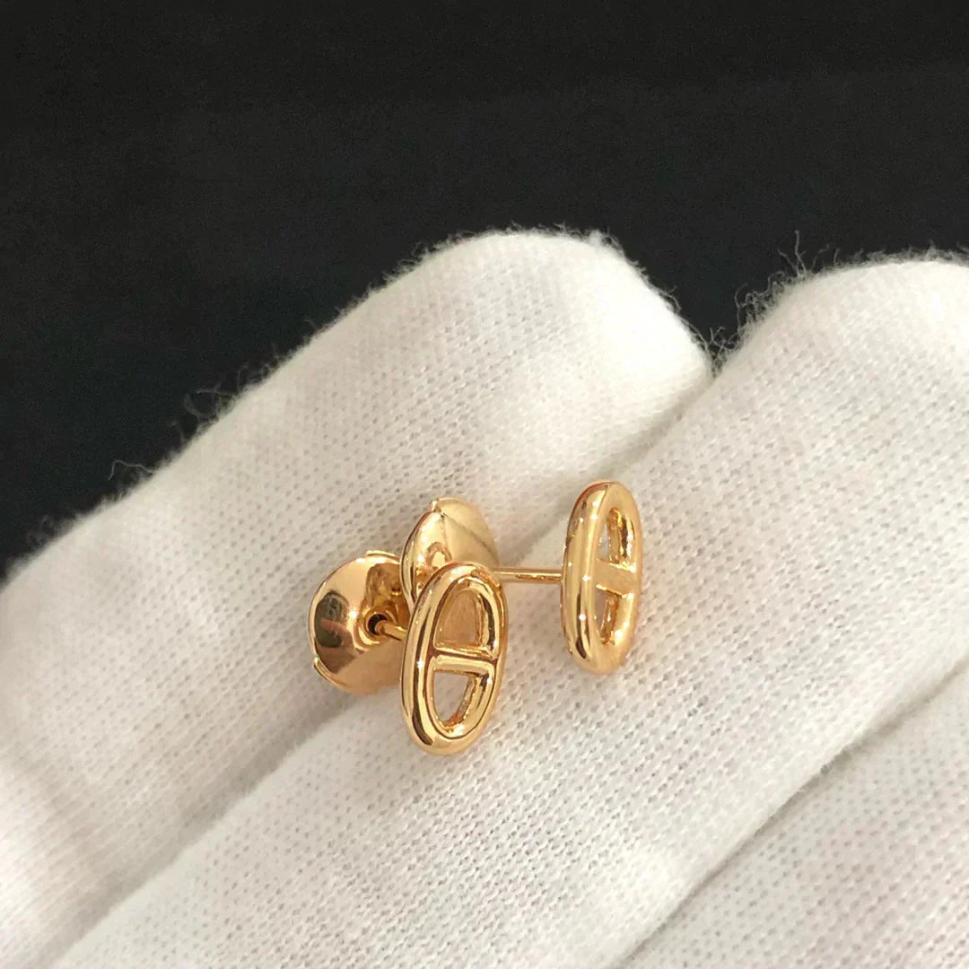 ¡®Loco¡¯CHAINE SMALL EARRINGS GOLD AND SILVER