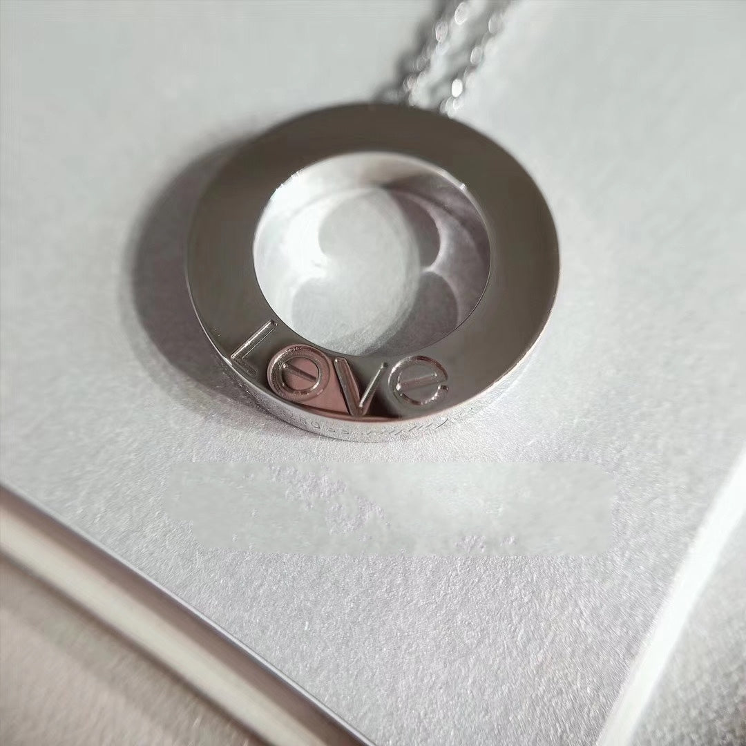 ¡®Loco¡¯LOVE NECKLACE ADJUSTABLE SILVER