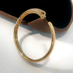 ¡®Loco¡¯PANTHERE GOLD DIAMOND OPEN BRACELET
