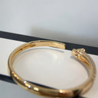 ¡®Loco¡¯PANTHERE GOLD DIAMOND OPEN BRACELET