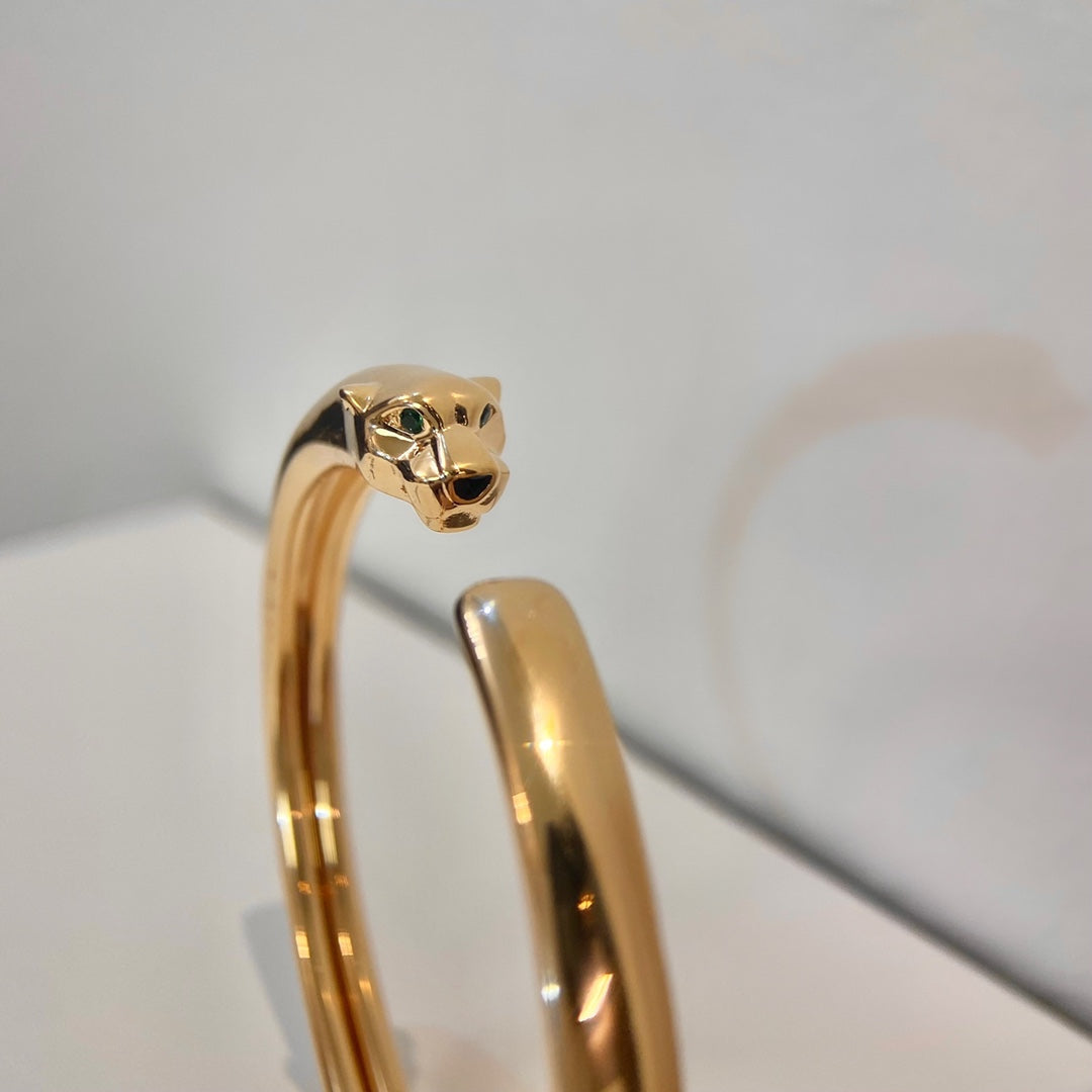 ¡®Loco¡¯PANTHERE GOLD OPEN BRACELET