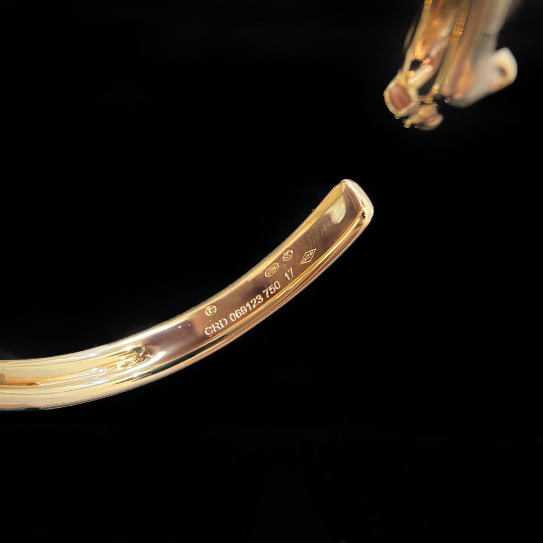 ¡®Loco¡¯PANTHERE GOLD OPEN BRACELET