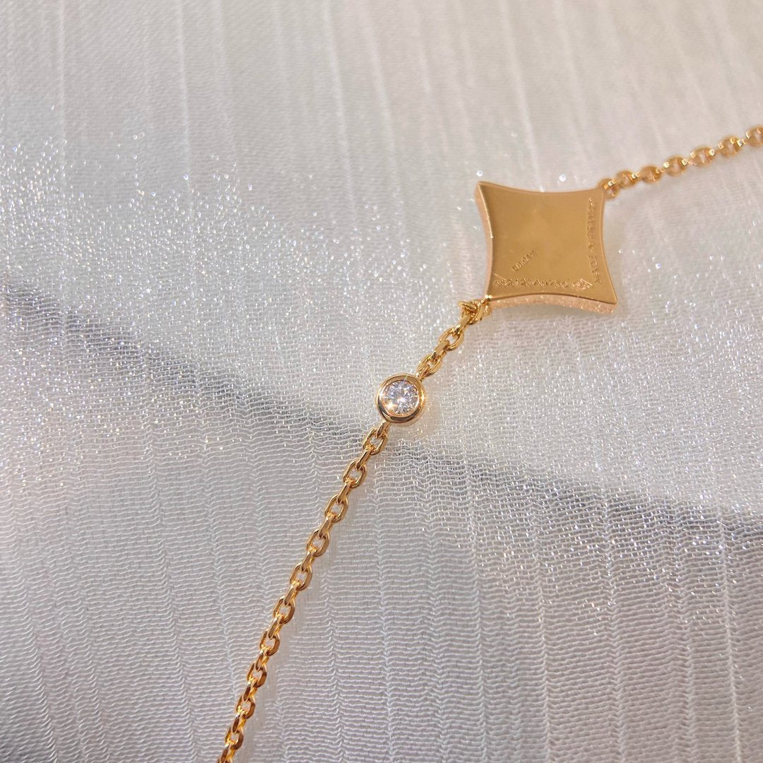 ¡®Loco¡¯COLOR STAR CARNELIAN PINK GOLD DIAMOND BRACELET