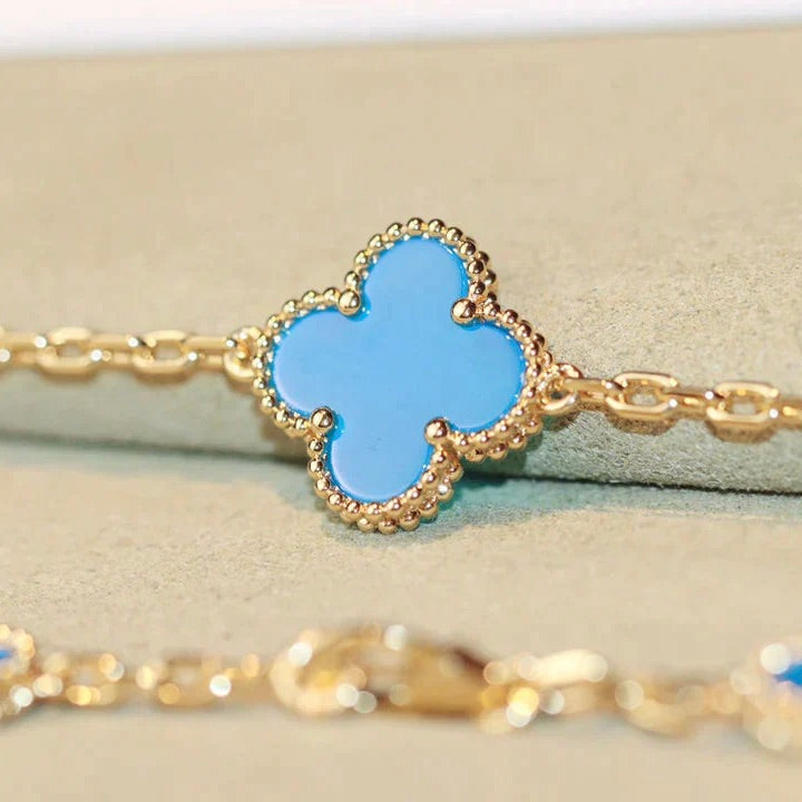 ¡®Loco¡¯CLOVER 20 MOTIFS TURQUOISE GOLD