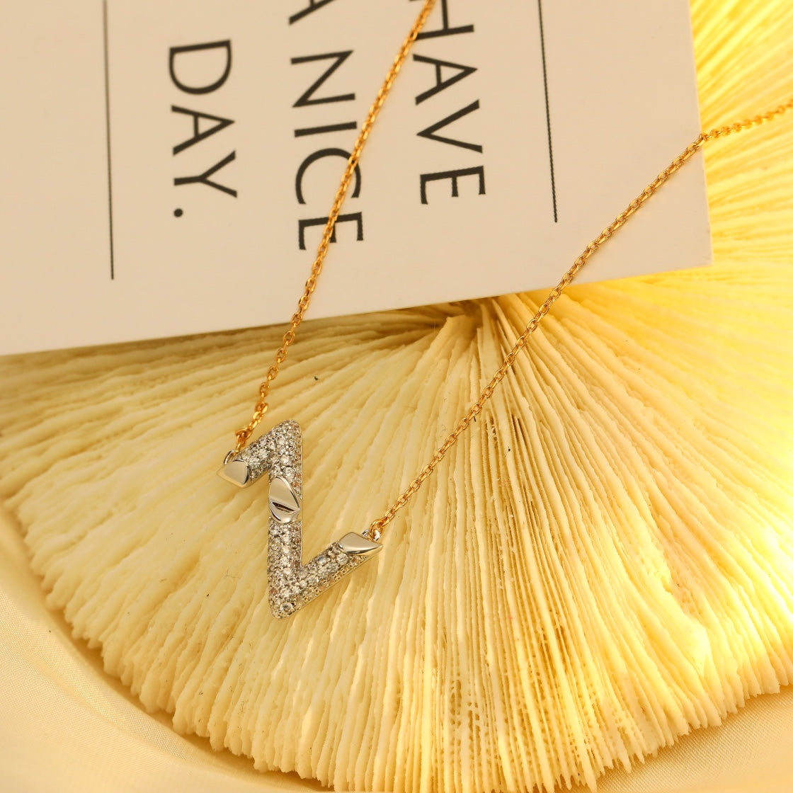 ¡®Loco¡¯VOLT SILVER DIAMOND PEDANT NECKLACE