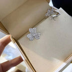 ¡®Loco¡¯CLOVER COMOS DIAMOND EARRINGS SILVER