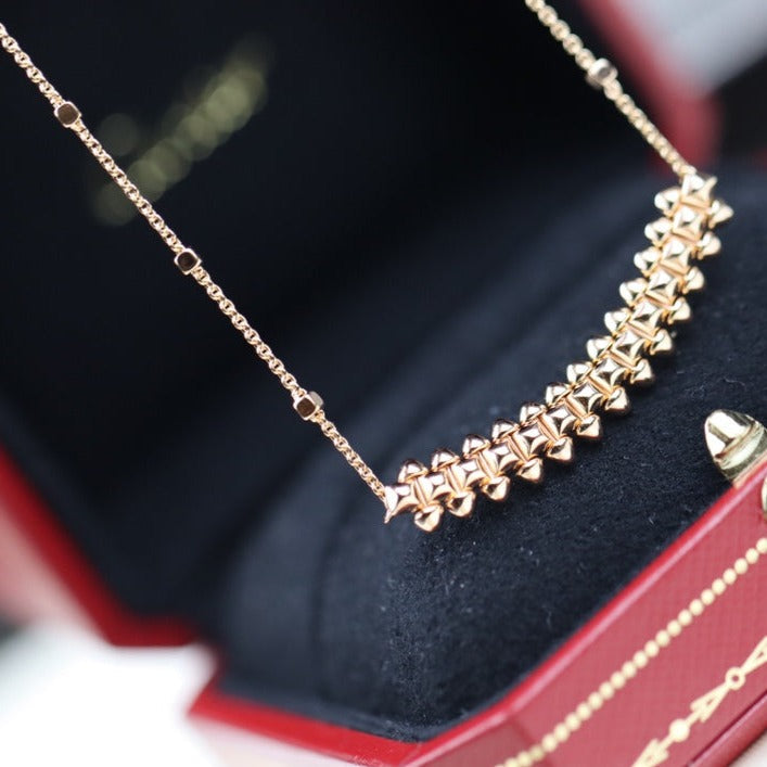 ¡®Loco¡¯CLASH PINK GOLD NECKLACE