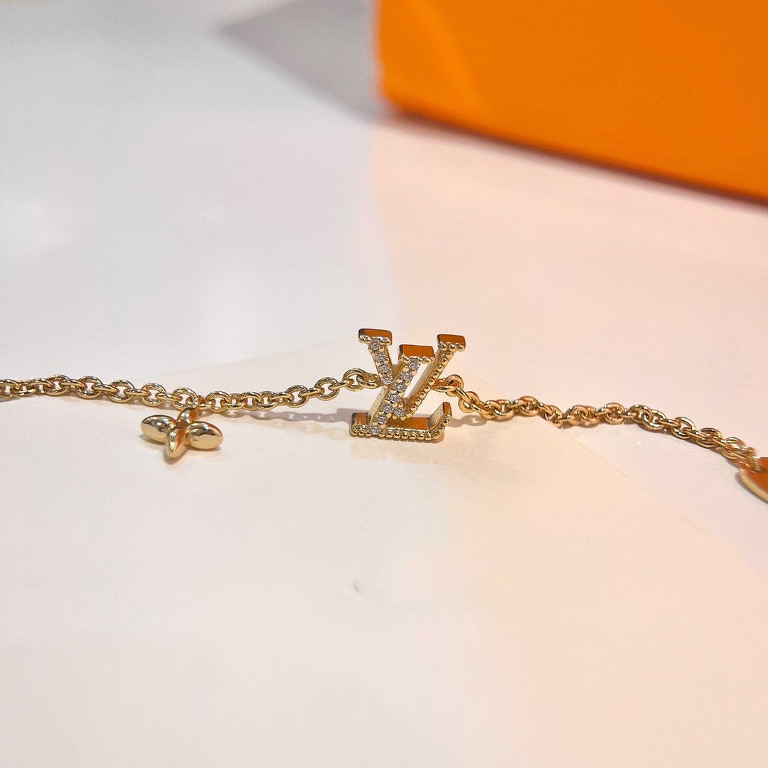 ¡®Loco¡¯LOGO STAR MOTIF GOLD BRACELET