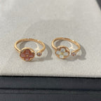¡®Loco¡¯SUN 1 DIAMOND PINK MOP RING