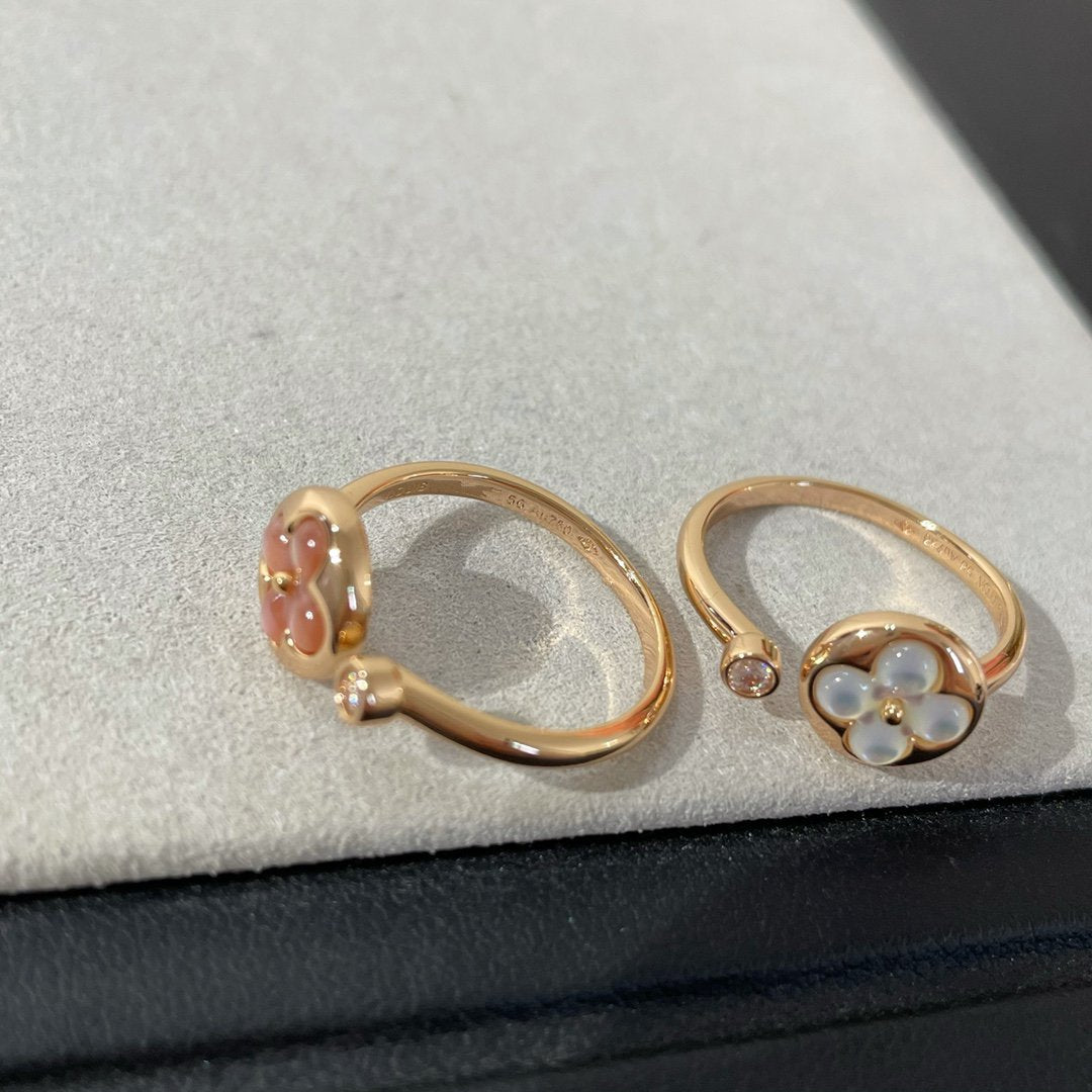 ¡®Loco¡¯SUN 1 DIAMOND PINK MOP RING