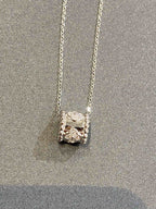 ¡®Loco¡¯PERLEE PEDANT SIVLER DIAMOND NECKLACE