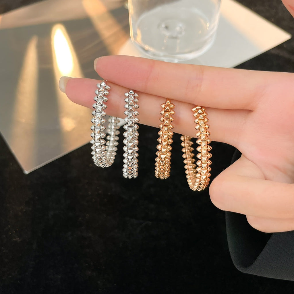 ¡®Loco¡¯CLASH HOOP EARRINGS
