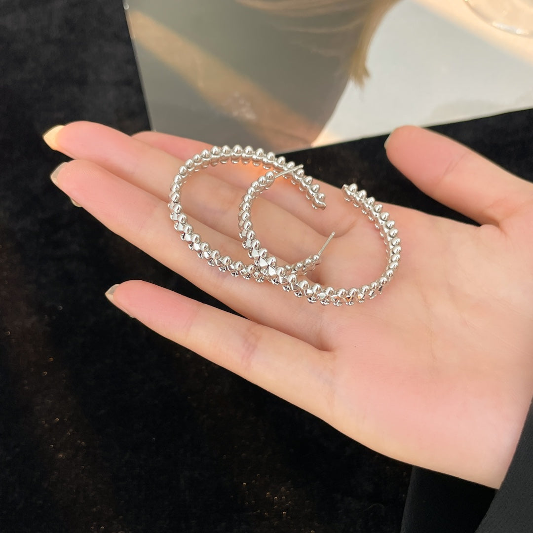 ¡®Loco¡¯CLASH HOOP EARRINGS