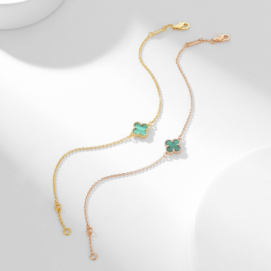 ¡®Loco¡¯CLOVER BRACELET MALACHITE 1 MOTIF