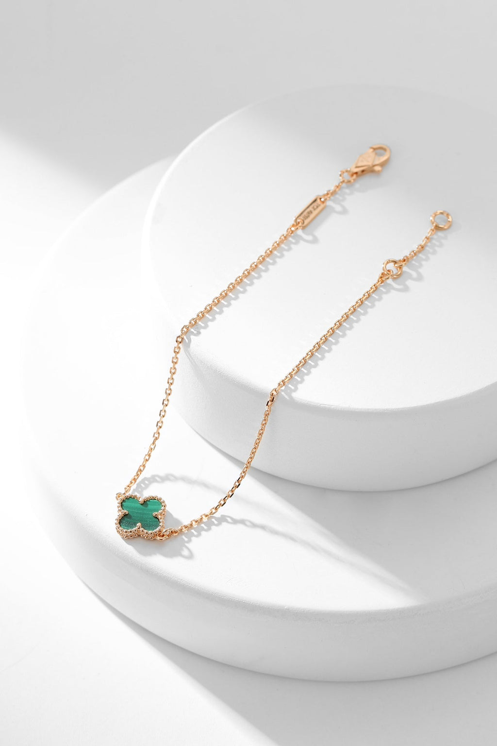 ¡®Loco¡¯CLOVER BRACELET MALACHITE 1 MOTIF