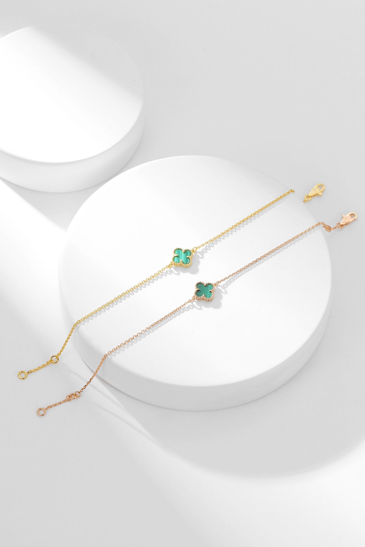 ¡®Loco¡¯CLOVER BRACELET MALACHITE 1 MOTIF