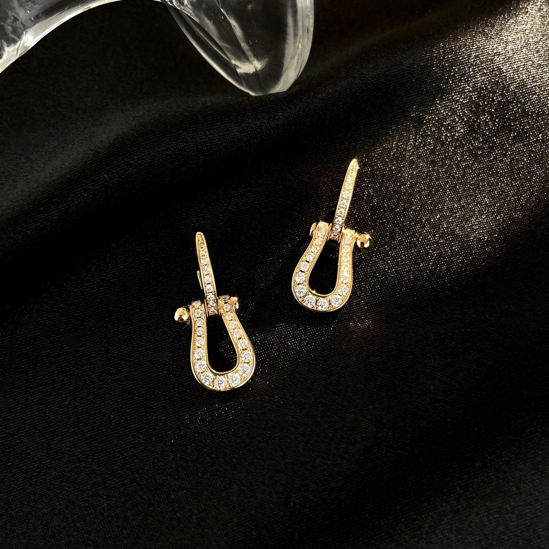 ¡®Loco¡¯FORCE 10 FULL DIAMOND DROP EARRINGS MEDIUM MODEL