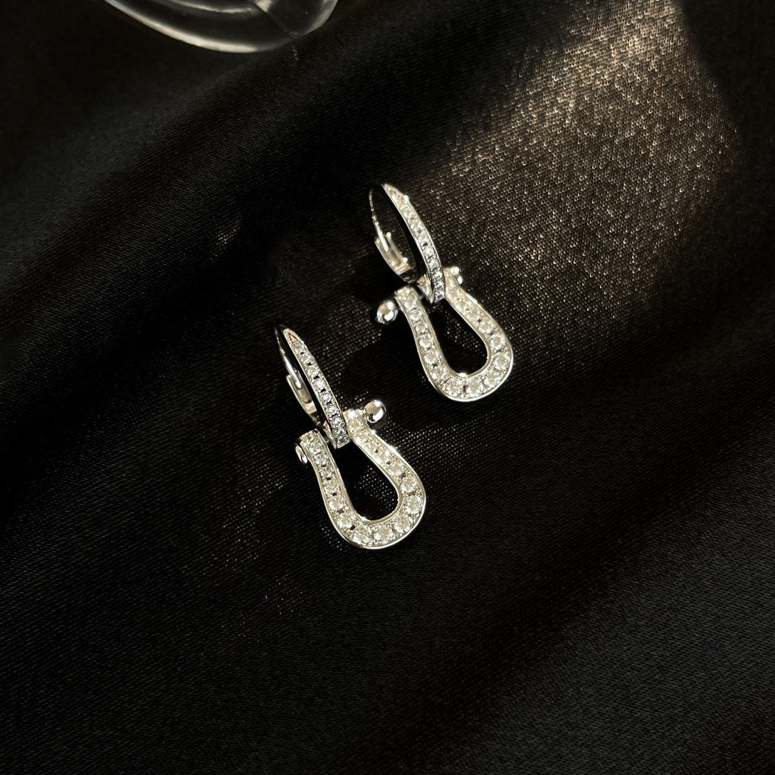 ¡®Loco¡¯FORCE 10 FULL DIAMOND DROP EARRINGS MEDIUM MODEL