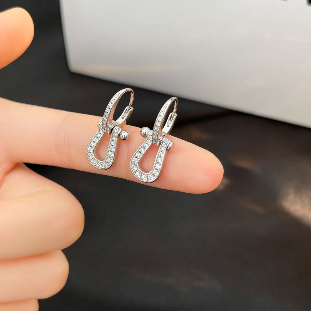 ¡®Loco¡¯FORCE 10 FULL DIAMOND DROP EARRINGS MEDIUM MODEL