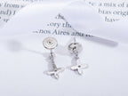 ¡®Loco¡¯VIDYLLE SILVER DIAMOND MINI DROP EARRINGS