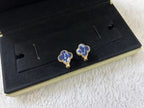 ¡®Loco¡¯CLOVER PIETERSITE MEDIUM STUD EARRINGS