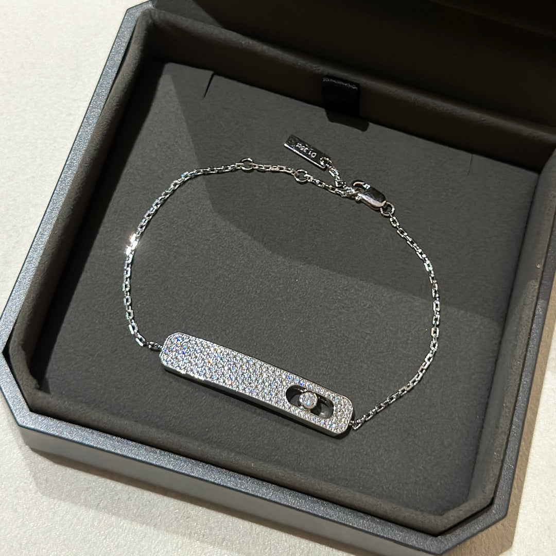 [Loco jewelrys]MOVE CLASSIQUE DIAMOND PAVED BRACELET