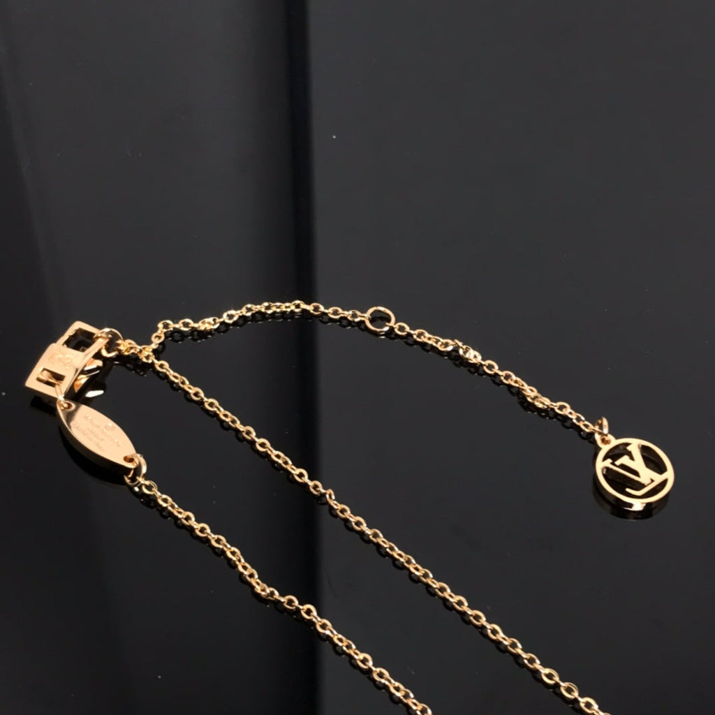 ¡®Loco¡¯COLOR BLOSSOM PINK MOP SUN GOLD NECKLACE