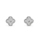 ¡®Loco¡¯CLOVER MINI DIAMOND STUD EARRINGS