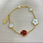 ¡®Loco¡¯LUCKY SPRING 5 MOTIF BRACELET