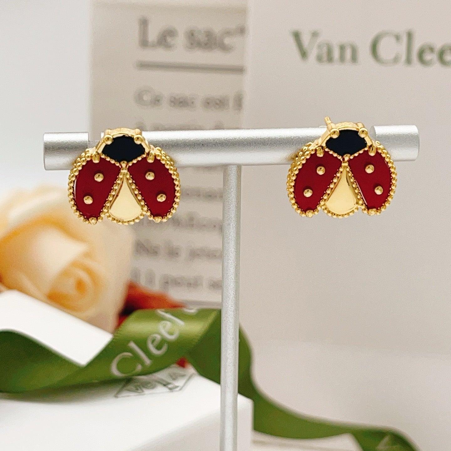 Loco LUCKY LADYBUG EARRINGS