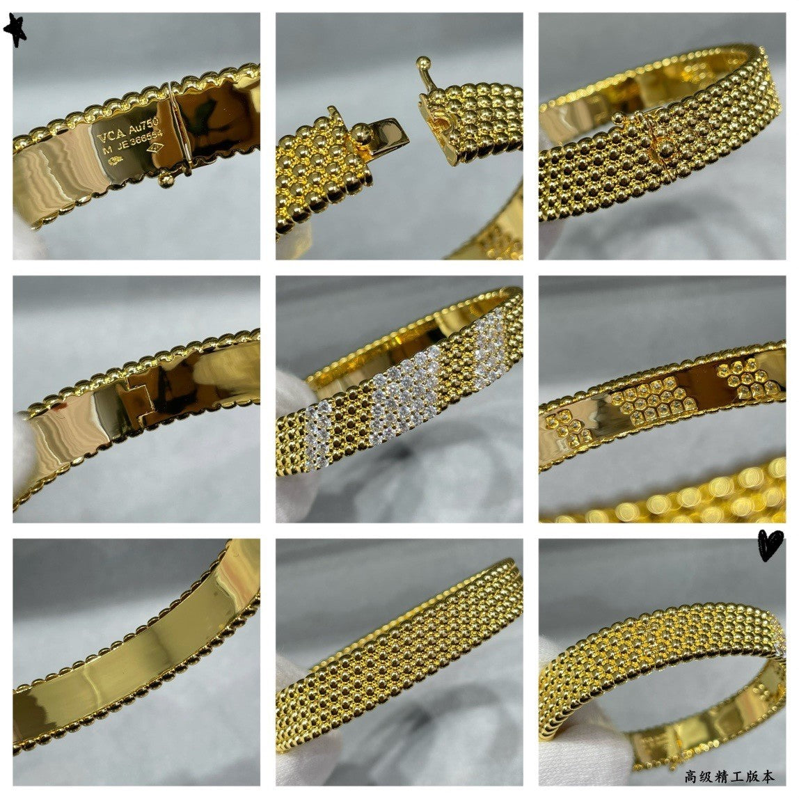 [Loco ]  PERLEE DIAMOND BRACELET ,5-ROW DIAMOND-SET DESIGN