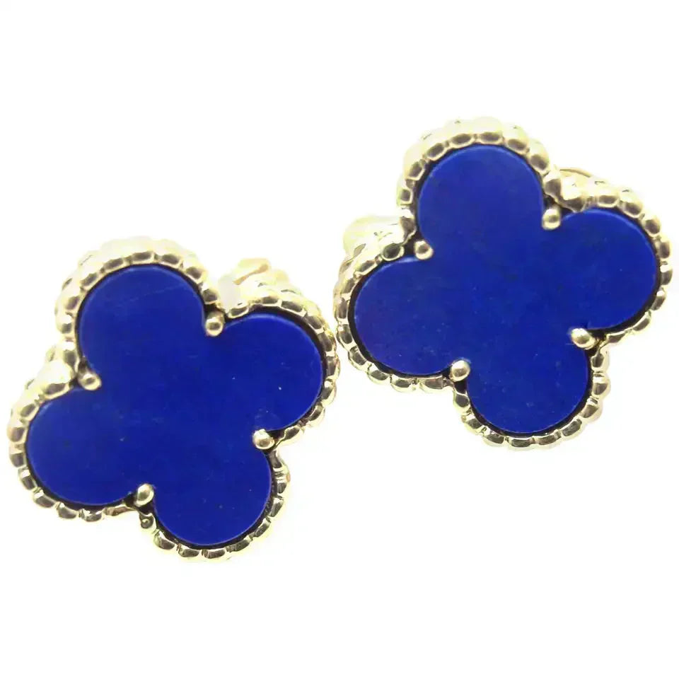 ¡®Loco¡¯CLOVER MINI 9.5MM TURQUOISE EARRINGS