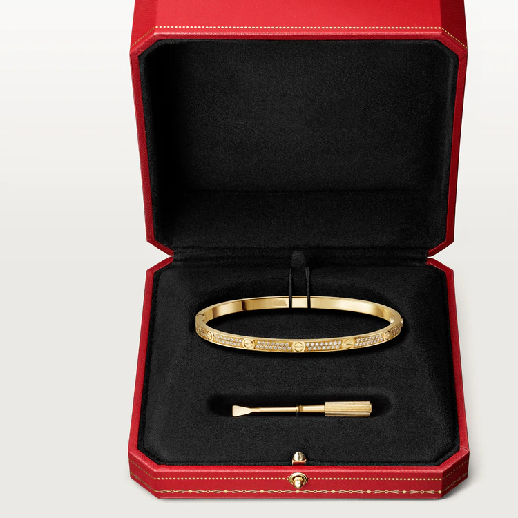 ¡®Loco¡¯LOVE BRACELET 3.65MM DIAMOND-PAVED