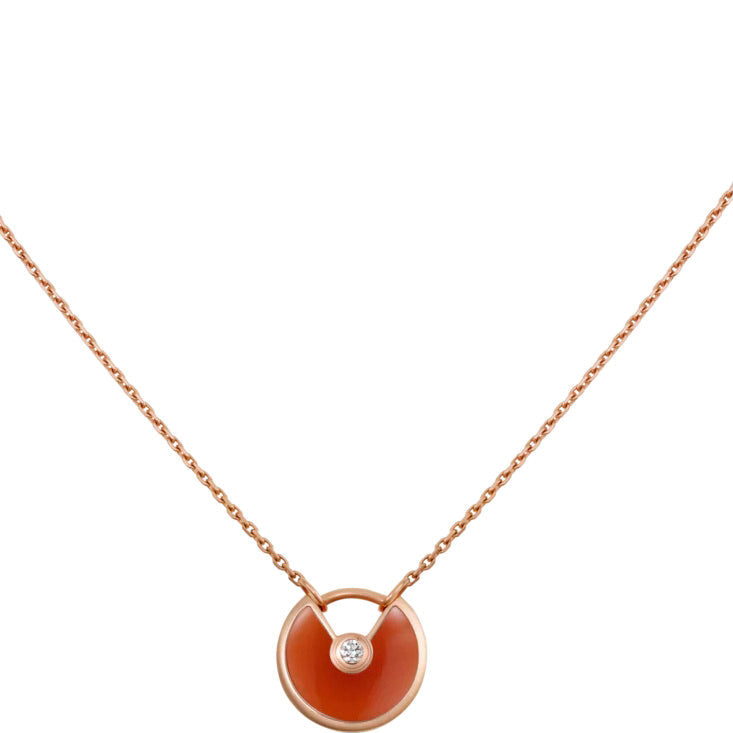 ¡®Loco¡¯AMULETTE GOLD CARNELIAN ONYX NECKLACE