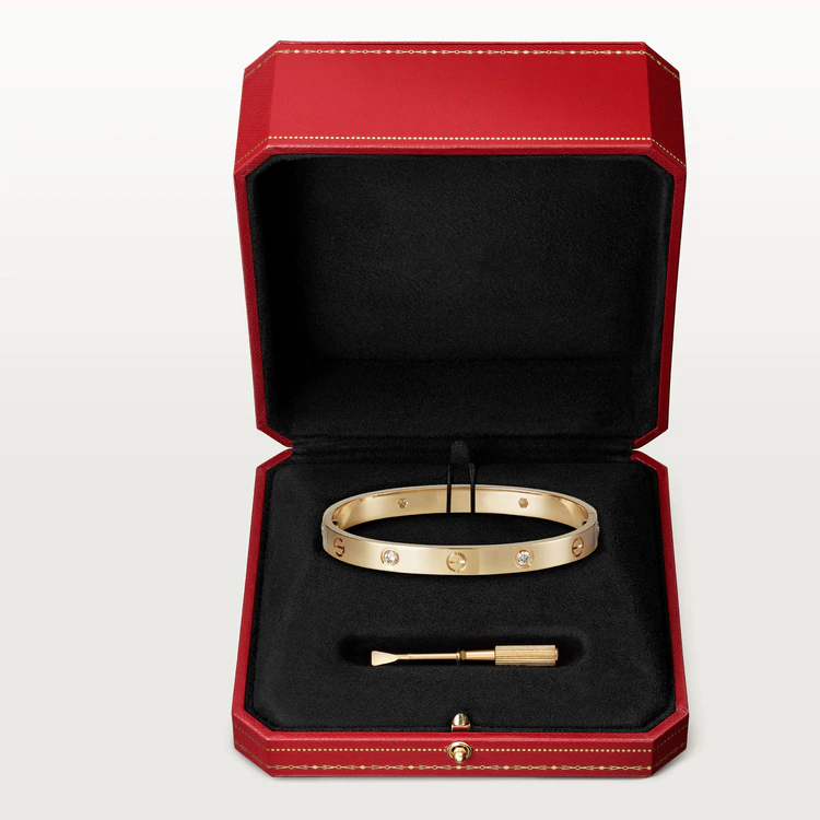 ¡®Loco¡¯LOVE BRACELET 6.1MM 4 DIAMONDS