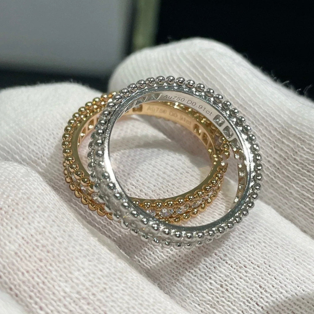 ¡®Loco¡¯PERLEE DIAMOND ROSE GOLD RING