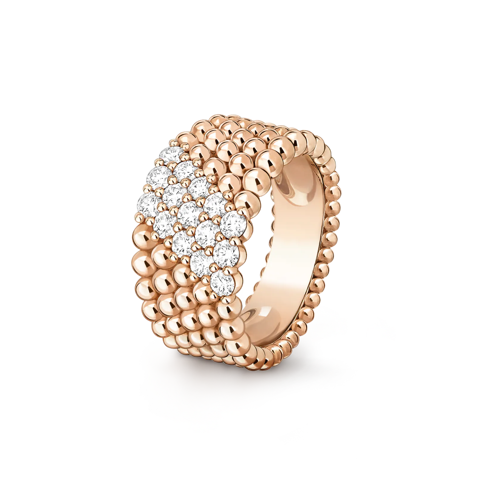 [Loco ]  PERLEE DIAMOND RING ,5-ROW DIAMOND-SET DESIGN